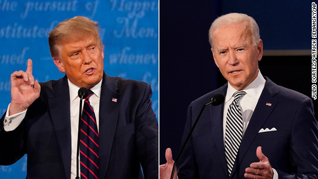 Biden says there shouldn't be a second debate if Trump still has Covid-19 