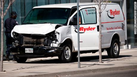A van speeds across Toronto sidewalks, leaving 10 pedestrians dead