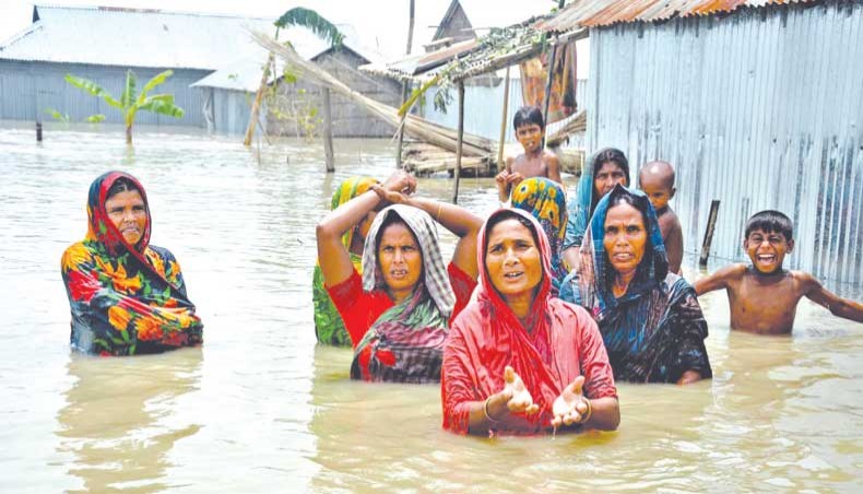 Dists around capital inundated