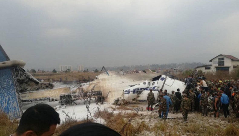 US-Bangla Airlines plane crashes in Kathmandu