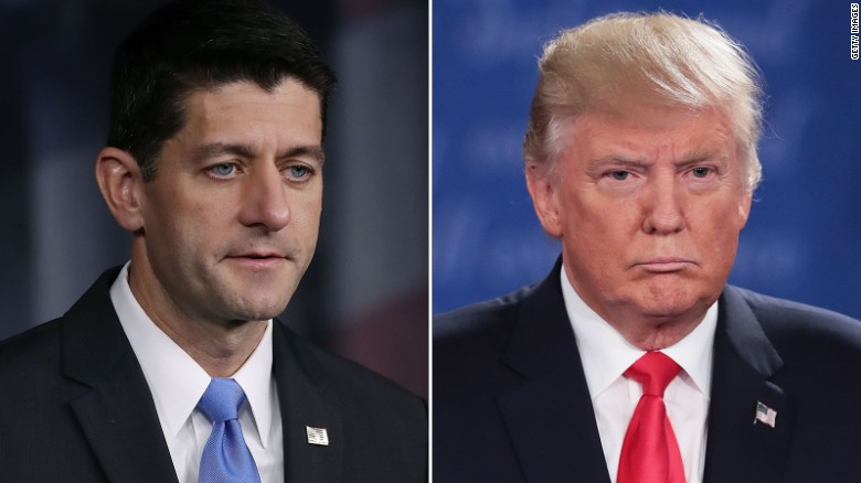 Trump trashes Ryan: 'I don't want his support'
