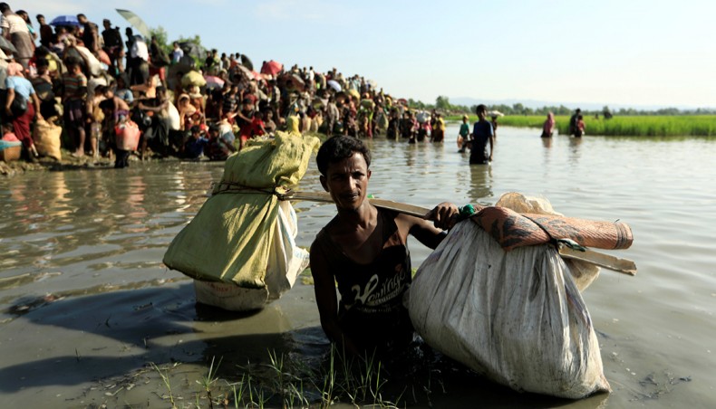 Thousands of new Rohingya refugees flee violence, hunger in Myanmar to Bangladesh