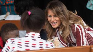  Melania Trump's sunny message in Africa at odds with US policy