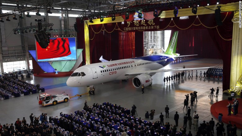 China to take on Boeing, Airbus with homegrown C919 passenger jet