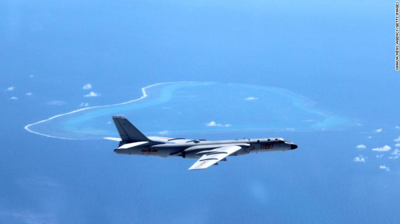 China tests bombers on South China Sea island