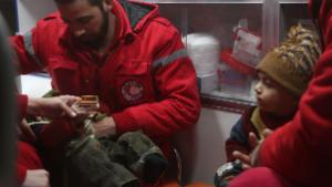 Medical evacuations begin from rebel-held Damascus suburb