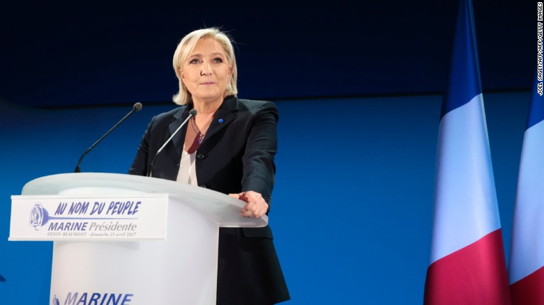 French election: Le Pen says, 'I am not the candidate of the National Front'