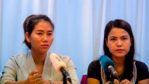 Wives make plea for jailed Myanmar journalists