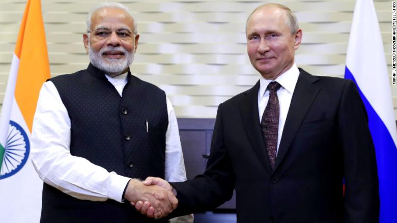 India's Modi hails 'old-time friend' Russia during Putin summit