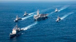 US aircraft carrier-led strike group headed toward Korean Peninsula