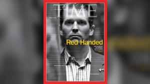 Donald Trump Jr. 'red handed' on Time cover