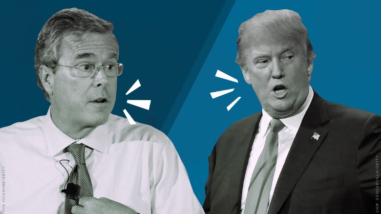Jeb Bush jabs Donald Trump as 'not realistic' on immigration