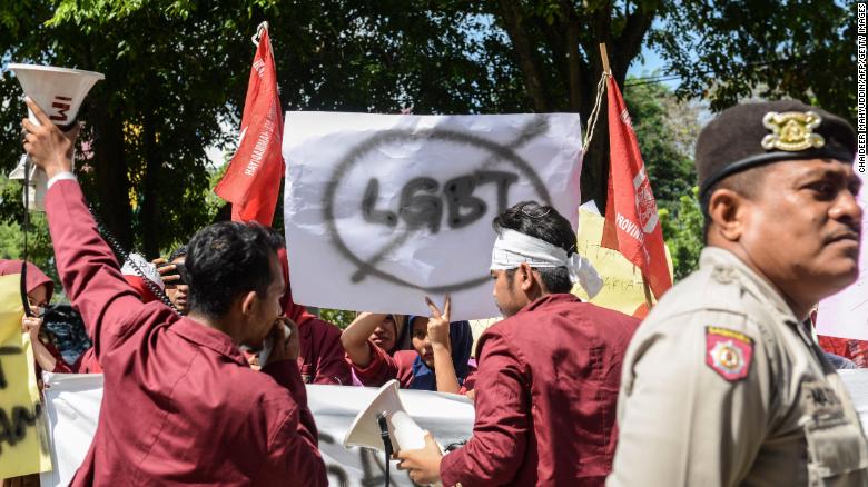 Indonesian police shaved transgender women and made them dress as men
