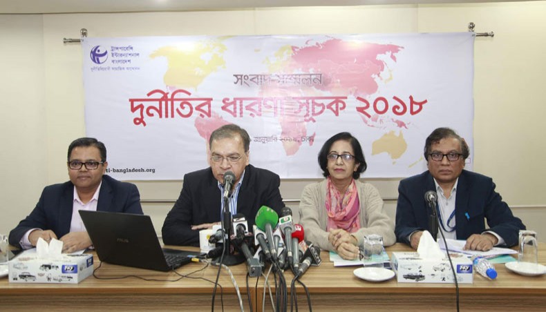 TI sees graft on rise in Bangladesh