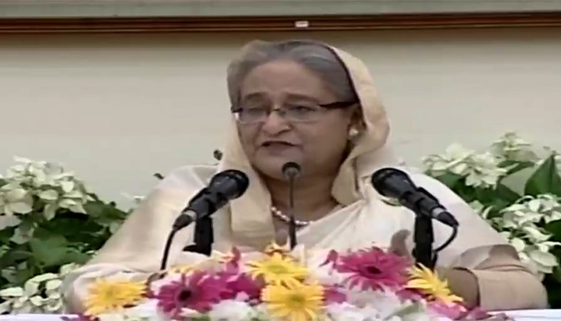 Khaleda can either knock on court’s door or president’s for release: PM 