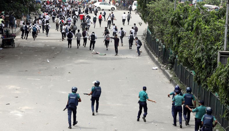 Protests flare up in Dhaka, elsewhere