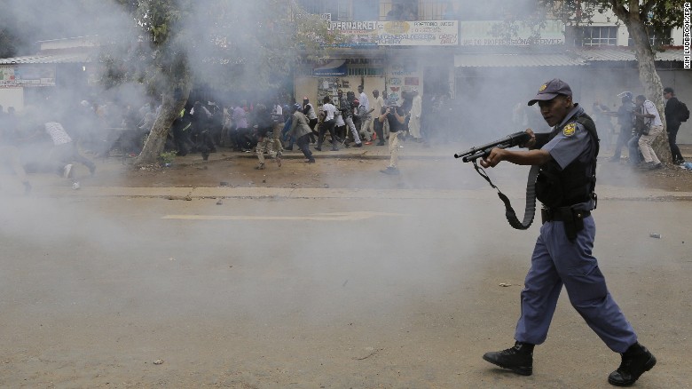 Anti-immigrant protests erupt in South Africa's capital