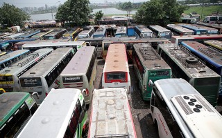 Bus strike make people suffer, selling advance tickets for Eid halted