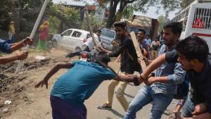 10 killed as widespread Indian caste protests turn violent
