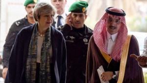 May isn't the first female leader to bare her head in Saudi Arabia