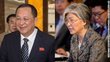 North and South Korean top diplomats speak in Manila, South Korean media reports