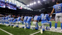 These are the NFL players protesting today amid Trump criticism