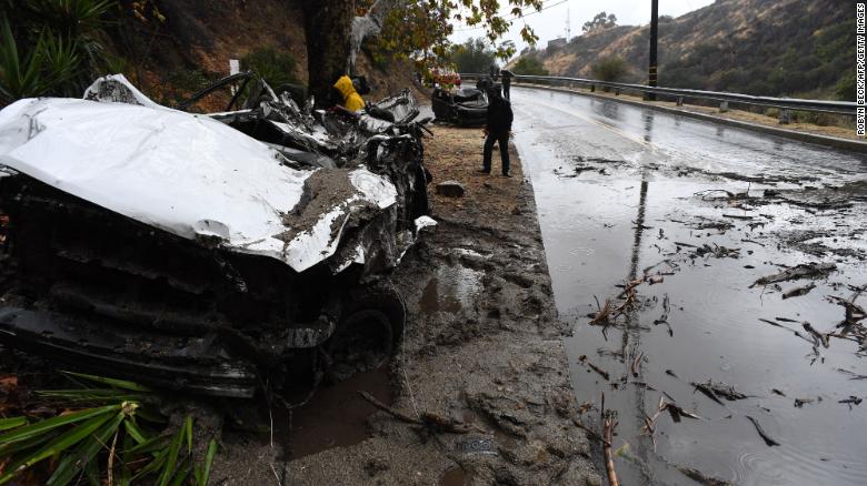 Southern California mudslides: 17 dead, others missing