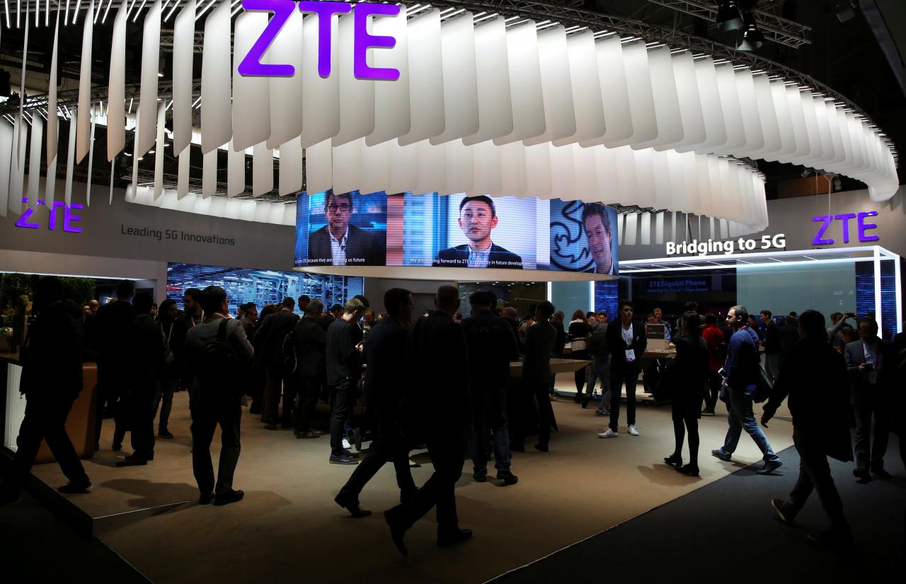China's ZTE says main operations have ceased after US ban