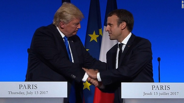 Donald Trump is not the only unpredictable leader in Paris today