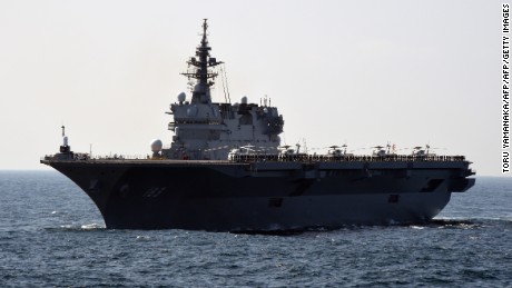 Japan's largest warship to train with US Navy