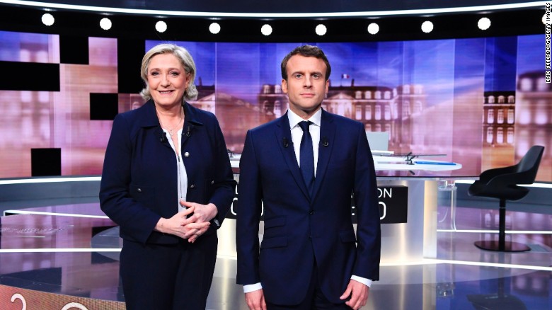 French election: Le Pen, Macron trade jabs in final TV debate