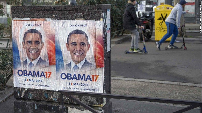 Yes we can... elect Obama president of France?