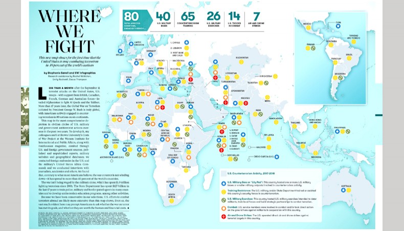 Mapping The American War On Terror [ Tritiyo Matra News ]