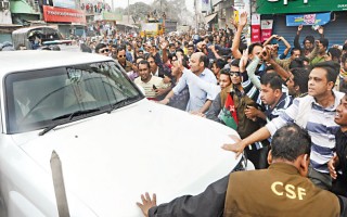 KHALEDA’S SYLHET VISIT Obstruction, arrests mark Khaleda’s Sylhet visit