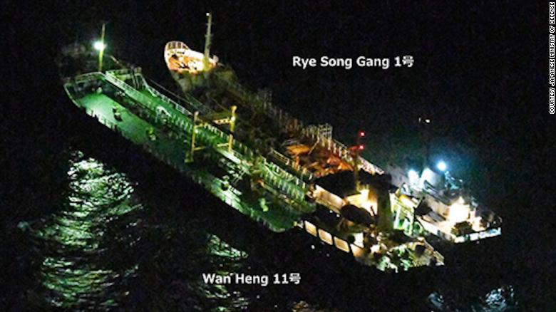 North Korean ship spotted likely violating sanctions a third time