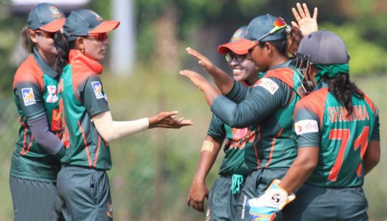 ACC WOMEN’S TWENTY20 ASIA CUP Bangladesh women storm into final