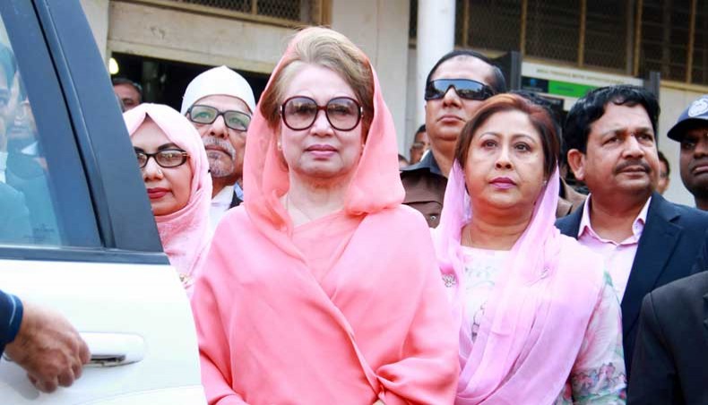 Khaleda declines to appear before court set up in jail