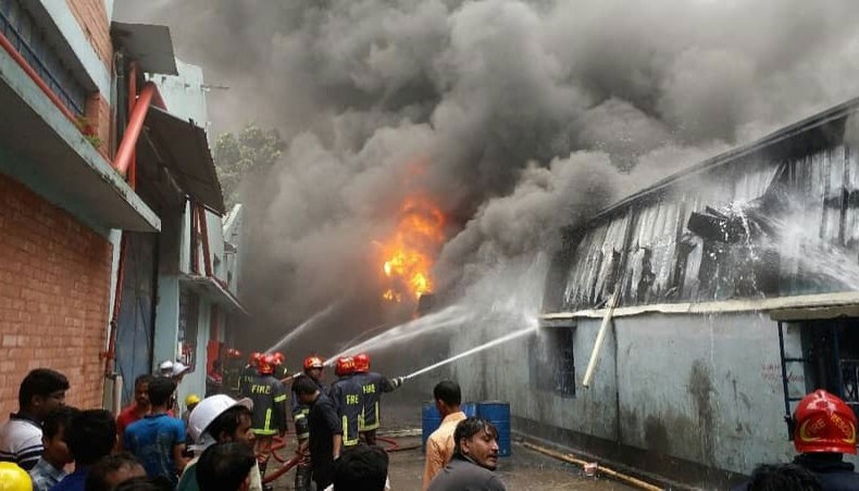Two injured in Gazipur factory fire