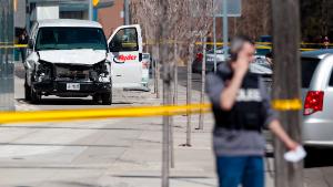 The man accused of mowing down Toronto pedestrians is charged with murder