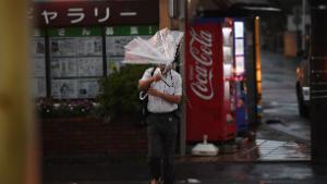 Typhoon leaves 100 flights canceled and 1 million without power in Japan