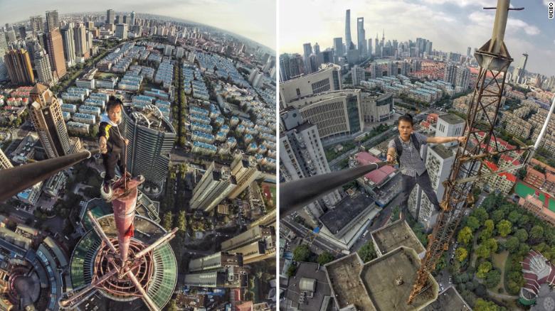 Who is to blame for Chinese rooftopper's dramatic death?