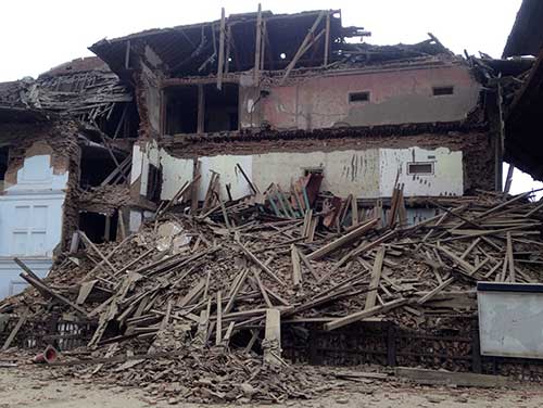 758 killed, buildings collapse as 7.9 quake hits Nepal, India.