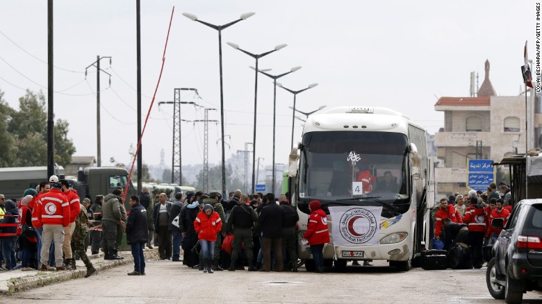 In Syrian city of Homs, an orderly evacuation of rebels