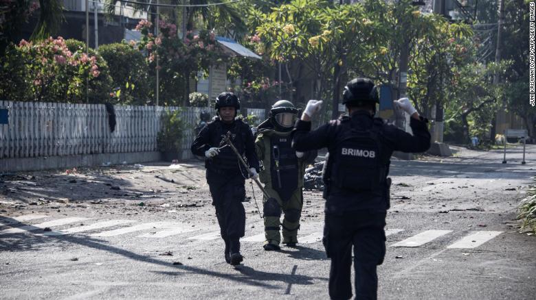 At least 9 killed in 3 church explosions in Indonesia