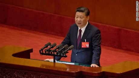 China's Xi's lays out his vision as party congress begins