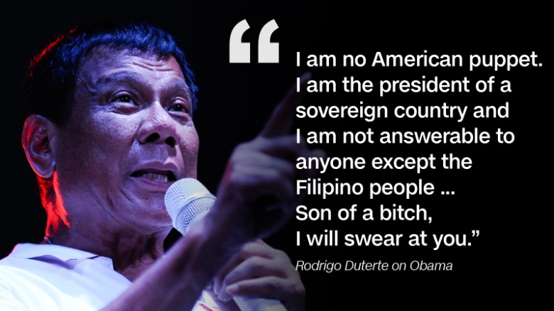 Philippines' Duterte to US: 'Do not make us your dogs'