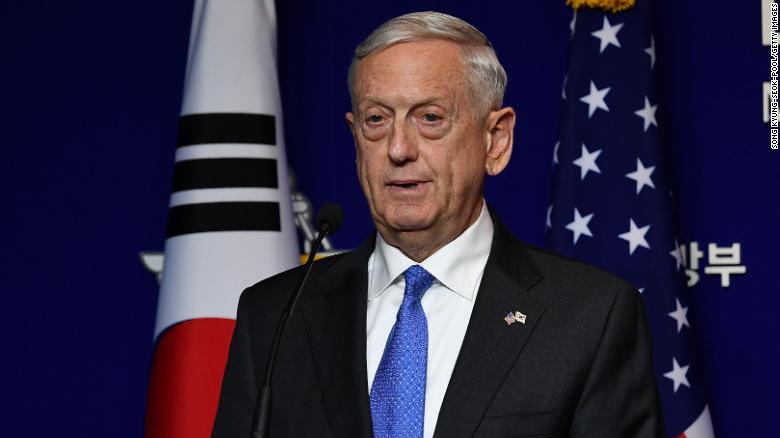 Mattis warns Syria on chemical weapons, doubts Russian missile claims