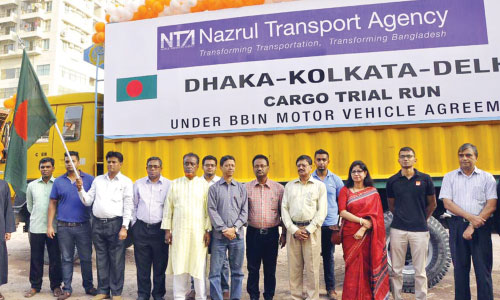 BBIN trial cargo lorry leaves Dhaka for Delhi