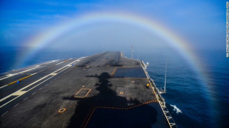Chinese ship 'shadows' U.S. carrier