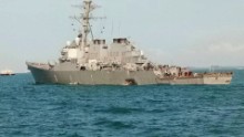 US Navy ship lost steering control before collision